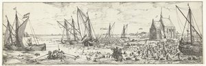 Mislykket angreb på Fort Kallo, 1638 af Bonaventura Peeters (I)