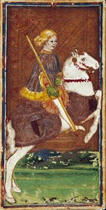 Kort over Tarot-spillet fra Visconti-familien af Bonifacio Bembo (1420-1482), midten af 1400-tallet - Bergamo, Galleria dell