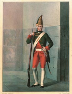 Grenader fra Izmailovsky-regimentet i 1762, slutningen af 1830