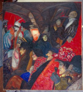 Cabaret Black Cat i Paris af Boris Dmitrievich Grigoriev