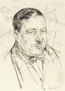 Portræt af kunstneren Ilya Mashkov af Boris Dmitrievich Grigoriev