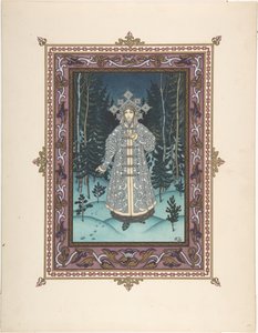 Illustration til eventyret Snegurochka, ca. 1925