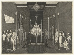 Pragtseng af prins Philip William, 1618 af Boëtius Adamsz. Bolswert