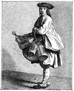 En lanternehandler, 1737-1742. af Bouchardon