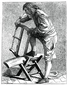 En træskærer, 1737-1742.