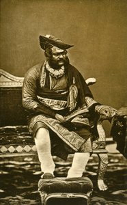 H.H. General Maharajah Sindhia af Gwalior G.C.B., G.C.S.I., c1870, 1901.
