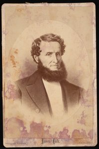 Portræt af James Lick 1796-1876, før 1876. af Bradley and Rulofson