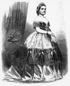 Fru Lincoln, c1860