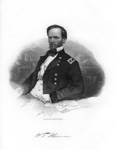 William Tecumseh Sherman, fagforeningsgeneral, 1862-1867.