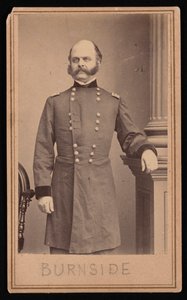 Portræt af Ambrose Everett Burnside 1824-1881, omkring 1860