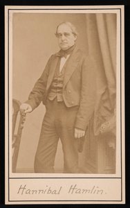 Portræt af Hannibal Hamlin 1809-1891, 1857.