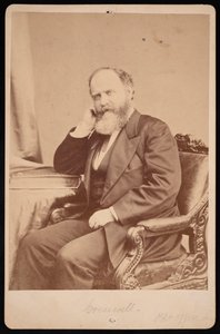 Portræt af John Angel James Creswell 1828-1891, før 1891. af Brady