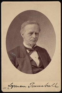 Portræt af Lyman Trumbull 1813-1896, mellem 1868 og 1881. af Brady