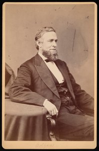 Portræt af Schuyler Colfax 1823-1885, før 1885.