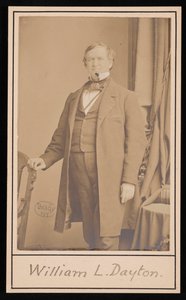 Portræt af William Lewis Dayton 1807-1864, før 1864. af Brady