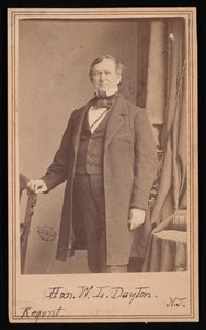 Portræt af William Lewis Dayton 1807-1864, før 1864.