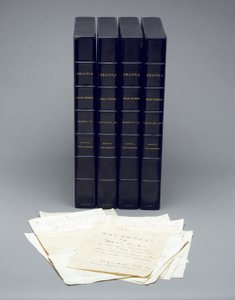 Bram Stokers originale maskinskrevne manuskript af 