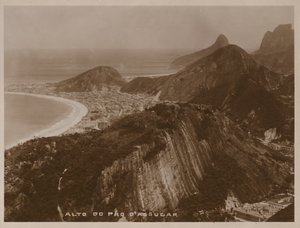 Udsigt fra toppen af Sukkertoppen, Rio de Janeiro (s/h-foto) af Brazilian Photographer