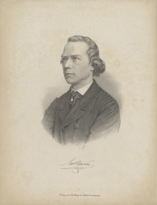 Portræt af pianisten og komponisten Carl Heinrich Carsten Reinecke 1824-1910, ca. 1850