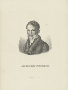 Portræt af pianisten og komponisten Sigismund von Neukomm 1778-1858, ca. 1830.