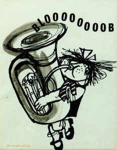 Blooooob! (blæk på papir) af Brenda Brin Booker