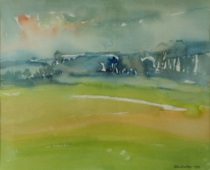 Misty Morning, 1981 (wc på papir) af Brenda Brin Booker