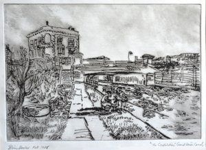 Pub ved Towpath, Camden af Brenda Brin Booker