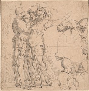 Capriccio afledt af Salvator Rosas "Figurine"