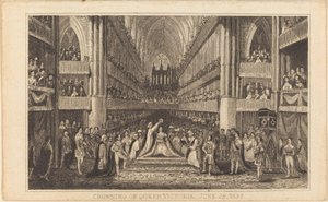 Kroning af dronning Victoria, 28. juni 1838 [højre halvdel]