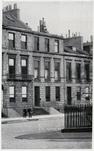 17, Heriot Row, hjemsted for Robert Louis Stevenson og hans familie i Edinburgh af British Photographer
