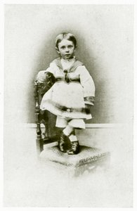 Aubrey Beardsley, 2 år og 3 måneder gammel af British Photographer