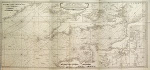 En ny hydrografisk undersøgelse af den britiske kanal med en del af Atlanterhavet så langt som Cape Clear, forbedret fra det store kort fra afdøde Thomas Jefferys Geographer to the King. af British School