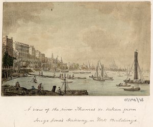 En række skitser, udsigter i Storbritannien, kontinentet og Amerika 1772-1778 (akvarel) af British School