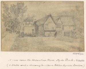 En række skitser, udsigter i Storbritannien, kontinentet og Amerika 1772-1778 (akvarel) af British School