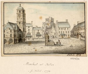 En række skitser, udsigter i Storbritannien, kontinentet og Amerika 1772-1778 (akvarel) af British School