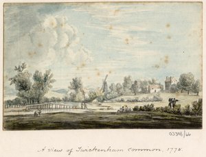 En række skitser, udsigter i Storbritannien, kontinentet og Amerika 1772-1778 (akvarel) af British School