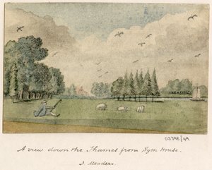 En række skitser, udsigter i Storbritannien, kontinentet og Amerika 1772-1778 (akvarel) af British School