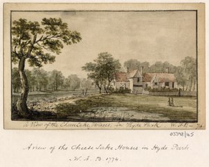 En række skitser, udsigter i Storbritannien, kontinentet og Amerika 1772-1778 (akvarel) af British School
