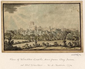 En række skitser, udsigter i Storbritannien, kontinentet og Amerika 1772-1778 (akvarel) af British School