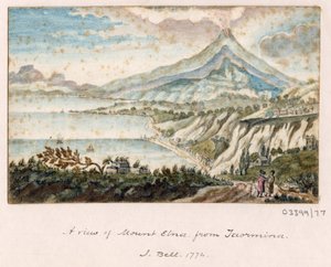 En række skitser, udsigter i Storbritannien, kontinentet og Amerika 1772-1778 (akvarel) af British School