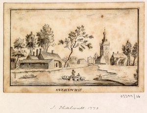 En række skitser, udsigter i Storbritannien, kontinentet og Amerika 1772-1778 (tegning) af British School