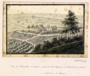 En række skitser, udsigter i Storbritannien, kontinentet og Amerika 1772-1778 (akvarel) af British School