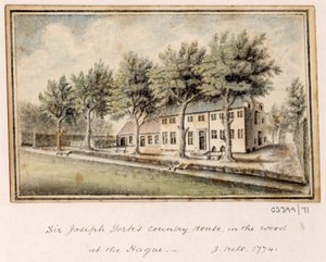 En række skitser, udsigter i Storbritannien, kontinentet og Amerika 1772-1778 (akvarel) af British School