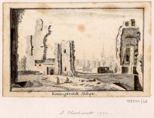 En række skitser, udsigter i Storbritannien, kontinentet og Amerika 1772-1778 (tegning) af British School