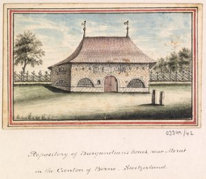 En række skitser, udsigter i Storbritannien, kontinentet og Amerika 1772-1778 (akvarel) af British School