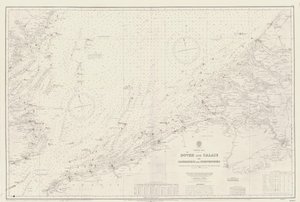 Kort over området fra Dover og Calais til Orfordness af British School