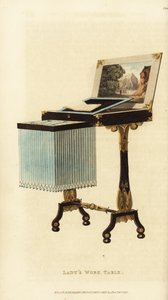 Elegant damearbejdsbord, Regency-æra af British School