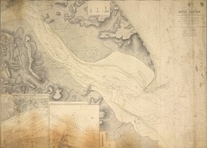 Englands østkysts indsejling til floden Humber undersøgt af stabskaptajn J. Parsons, Royal Navy af British School