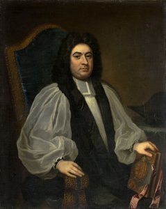 George Smallbridge, 22. biskop af Bristol, ca. 1715-19 (olie på lærred) af British School