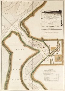 Kort over Hoogly-floden, ca. 1777 (kobberstik) af British School